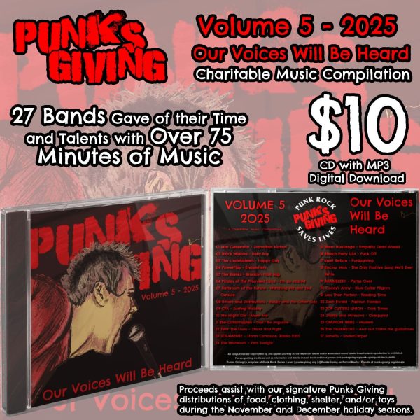 Punks Giving Volume 5 CD with Digital Download